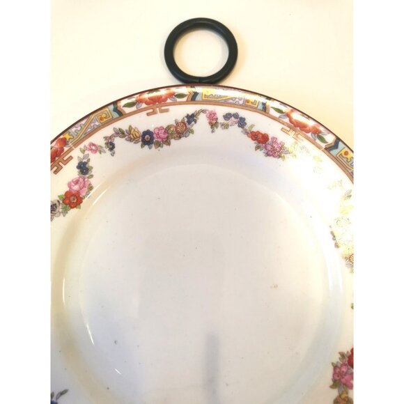 Vintage Wall Hanger with two Beautiful Vintage Plates - Picture 9 of 11